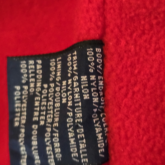 90's puffer Tommy Hilfiger  Logo patch Zip Up Jacket 2t - Picture 5 of 6